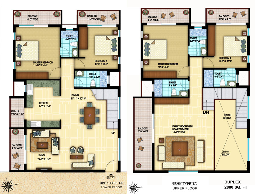 4 BHK Layout 