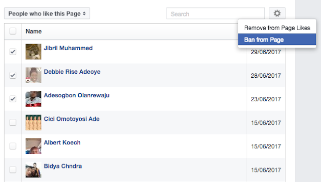 How to ban someone on your Facebook page