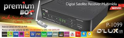 Atualizacao do receptor Premiumbox P1099 HD D"Lux V-1.54 01/11/2015