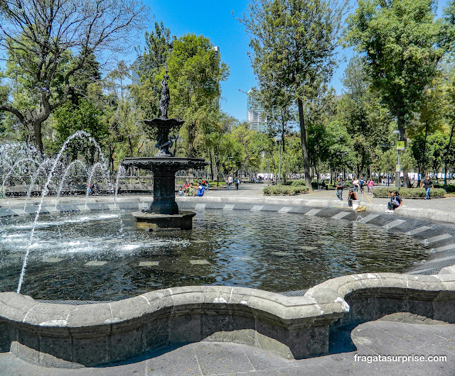 Alameda Central na Cidade do México