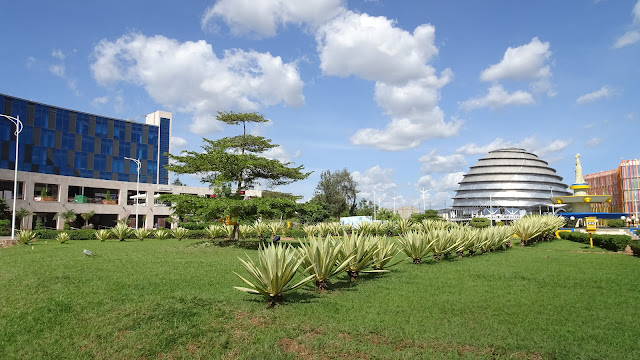 Nice and modern Buildings growing in Kigali