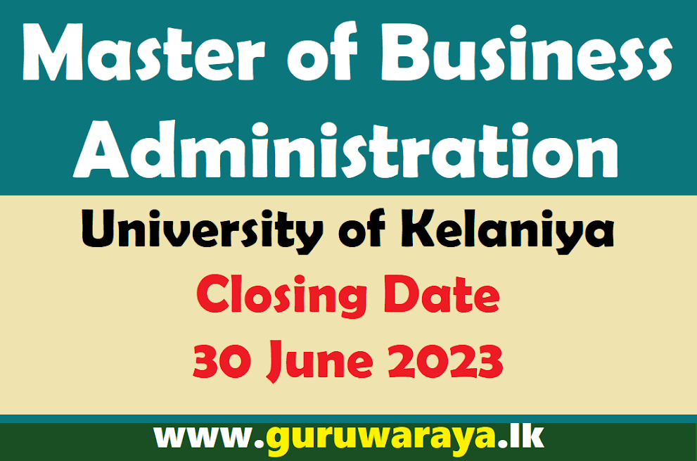 MBA - Kelaniya University