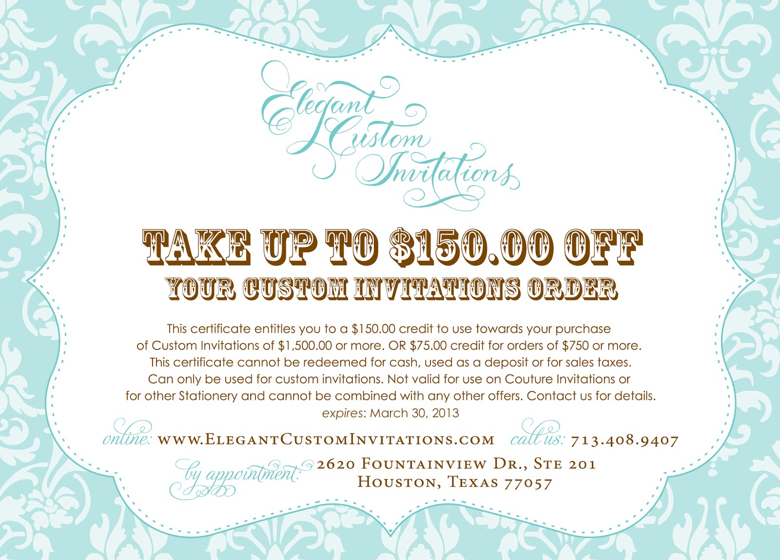 Custom Invitations Houston Tx 6