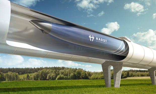From hours to minutes … how the Hardt Hyperloop might look