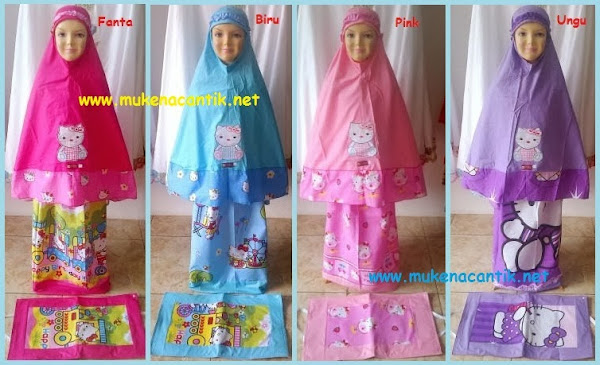 Harga Mukena Bahan Katun Untuk AnakAnak Koleksi Gambar 