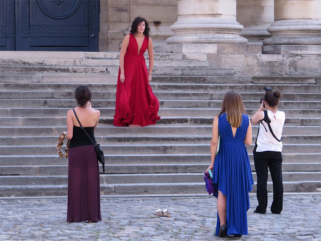 Photo shoot, church of the Val-de-Grâce, Paris