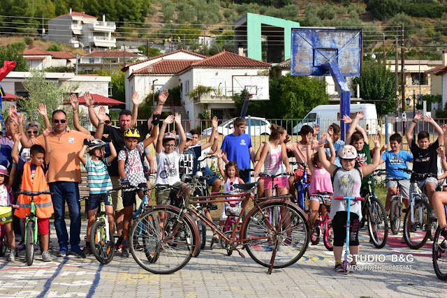 Με επιτυχία η 5η ποδηλατάδα για μικρούς και μεγάλους στα Πυργιώτικα Ναυπλίου  (βίντεο)