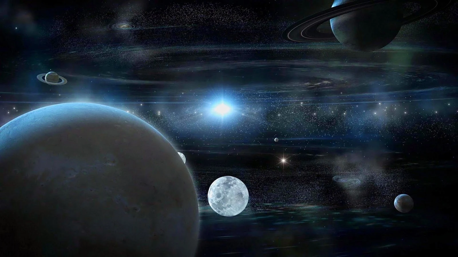 3d univers desktop background wallpaper