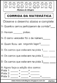 Atividades de matemática alfabetização