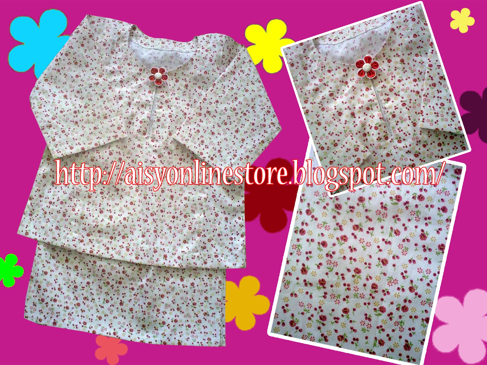 AISY ONLINE STORE BAJU  KURUNG  BAYI 0 3THN ENGLISH 