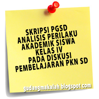 contoh skripsi pgsd