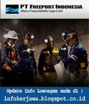 Lowongan Kerja PT Freeport Indonesia