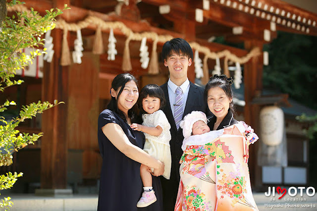 四條畷神社でのお宮参り出張撮影