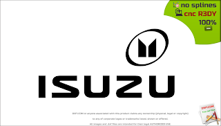 Isuzu logotype vector .dxf for cnc free download