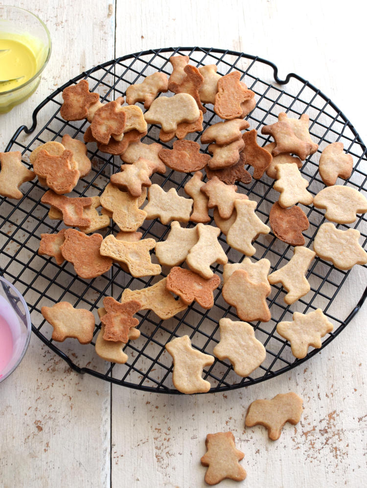 Galletas de animalitos originales, sin decorar