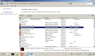 Cara UnInstall Aplikasi / Programs Lewat Control Panel