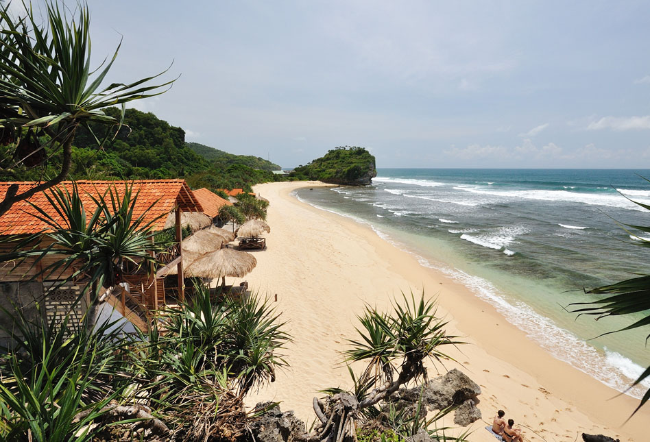 Beach Of Indonesia Indrayanti  Beach