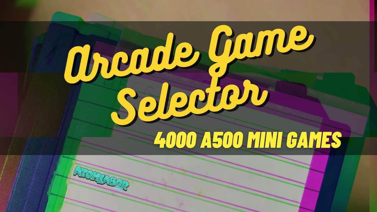 Der A500 Mini Game Selector v1.5 | Das Mega Game Pack für deinen A500 Mini Commodore Amiga Nachbau
