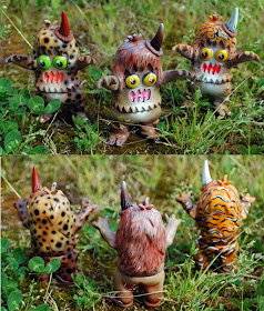 Wild Cats Ugly Unicorns by Rampage Toys - Leopard, Lion and Tiger Ugly Unicorns