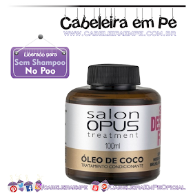 Óleo de Coco Desmaia Fios - Salon Opus (No Poo)