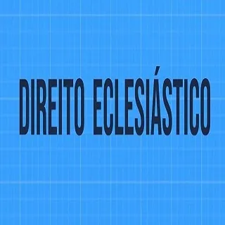 uma imagem com o fundo azul e o nome diretos eclesiasticos