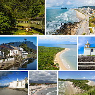 playas de Ilha do Mel y de otras playas del litoral Paranaense