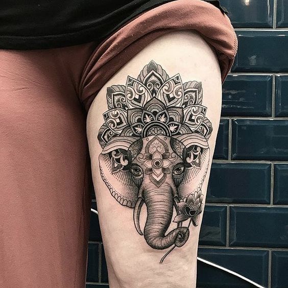 Top 50 ไอเดียรอยสักรูปช้าง Top Beautiful Elephant Tattoo designs