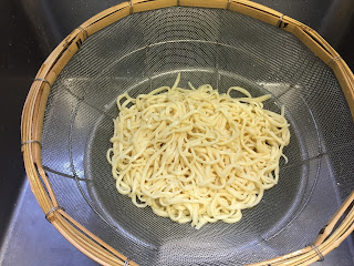 手打ちうどん煮作業完成