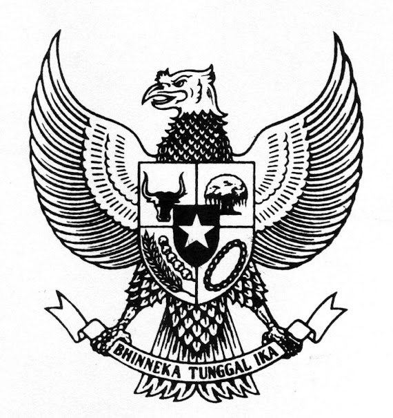 Contoh Gambar Mewarnai Gambar Garuda KataUcap