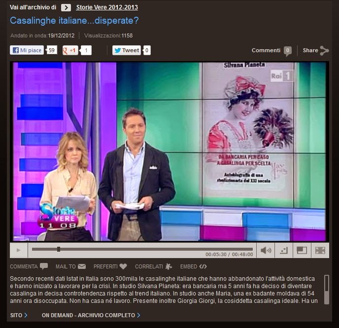 La mia intervista su RAI1