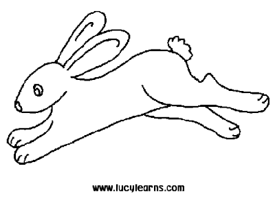 Bunny Coloring Pages on Bunny Rabbit Jumping Coloring Pages    Disney Coloring Pages