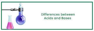 Differences between acids and bases