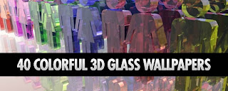 Colorful 3D Glass Wallpapers