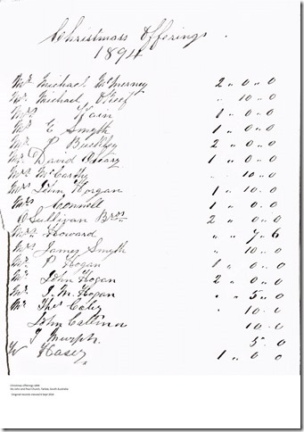 christmas offerings 1894