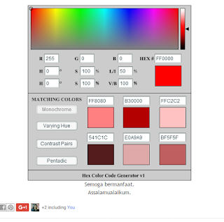 Membuat Generator Kode Warna Sendiri