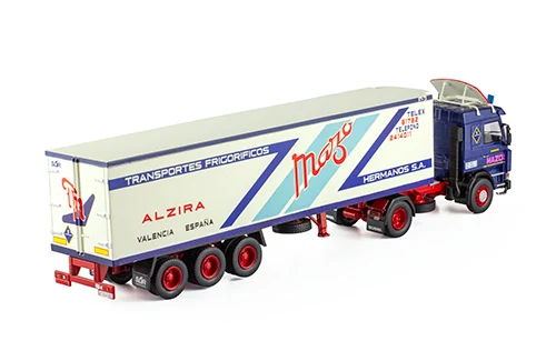 coleccion camiones y autobuses españoles, scania 143m 1:43 sit transportes frigoríficos mazo