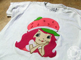 Strawberry Shortcake Applique T-Shirt