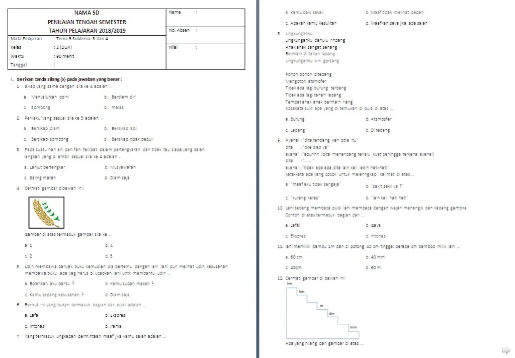 Lkpd Kelas 4 Tema 8 Subtema 2 Pembelajaran 4 / Download Soal Tematik