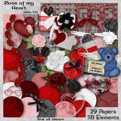 pictures of roses and hearts