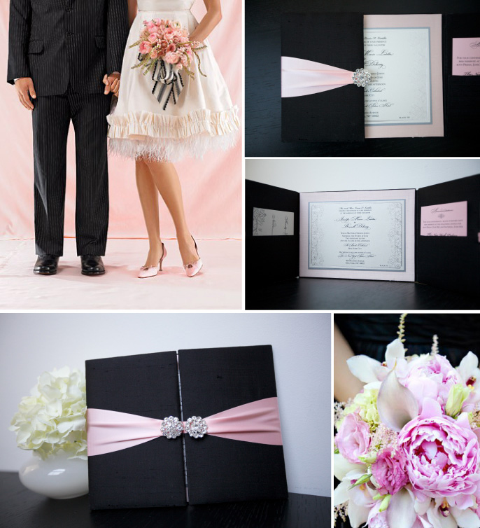 Pink and Black Wedding Inspiration Inspired by Lela New York Wedding 