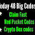 48 New Binance Red Packet Codes or Crypto Box codes Today