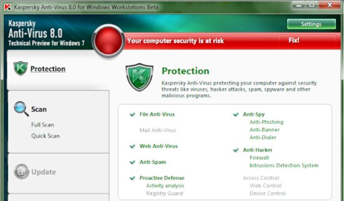 Download Kaspersky Anti-Virus for Windows 7