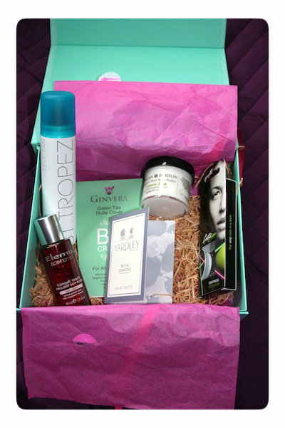 Contents of She Said Beauty Box June 2012