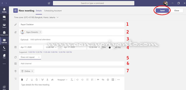 Membuat Meeting Online dengan Microsoft Teams