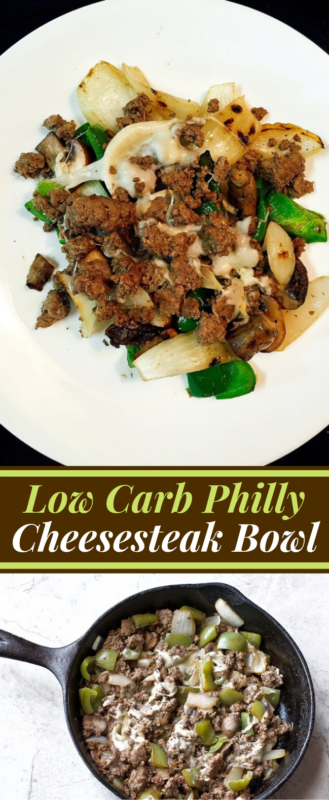 Low Carb Philly Cheese steak Bowl #diet #easyhealthy