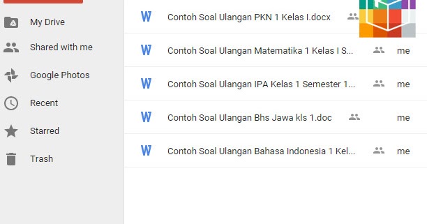 Contoh Soal Ulangan Kelas I SD Semester 1 dan 2 : PKN, Matematika, IPA, Bahasa Indonesia dan 