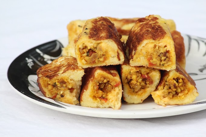 PANEER ROLLED FRENCH TOAST / PANEER FRENCH TOAST