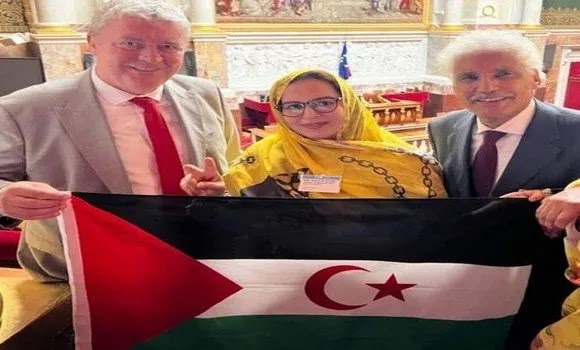 La activista Sultana Jaya expone en el parlamento francés las violaciones y los crímenes de la ocupación marroquí en el Sáhara Occidental