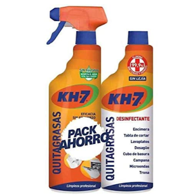 KH-7 quitagrasas pistola 650 ml + recambio desinfectante 650 ml