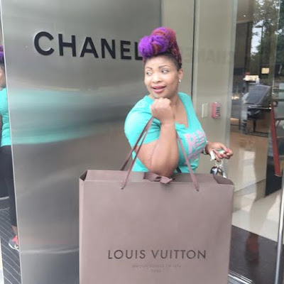 Yoruba actress Laide Bakare goes on US Shopping spree!  b